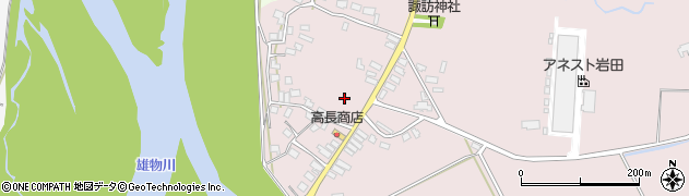 秋田県大仙市藤木大保周辺の地図
