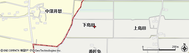 秋田県仙北郡美郷町南町下島田周辺の地図