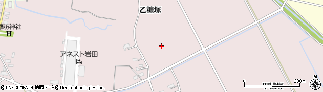 秋田県大仙市藤木（乙糠塚）周辺の地図