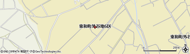 岩手県花巻市東和町外谷地（６区）周辺の地図