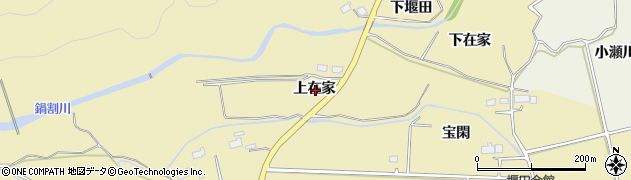 岩手県花巻市鍋倉上在家周辺の地図