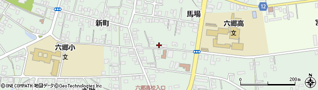 秋田県仙北郡美郷町六郷馬場77周辺の地図