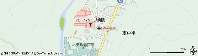 志戸平温泉タクシー周辺の地図