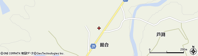 秋田県由利本荘市小栗山谷地周辺の地図