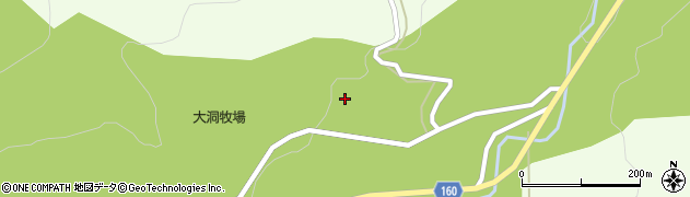 岩手県遠野市附馬牛町東禅寺（１６地割）周辺の地図