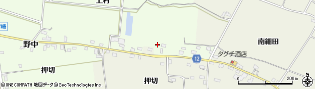 秋田県仙北郡美郷町野中上村87周辺の地図