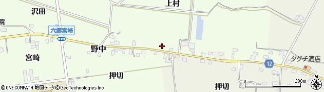 秋田県仙北郡美郷町野中上村50周辺の地図