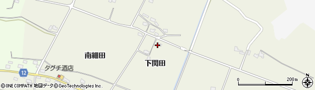 秋田県美郷町（仙北郡）六郷東根（下関田）周辺の地図