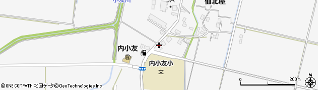 秋田県大仙市内小友仙北屋47周辺の地図