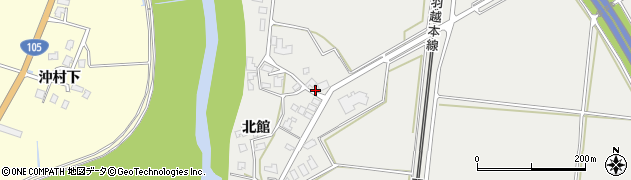 秋田県由利本荘市内越新漆畑36周辺の地図