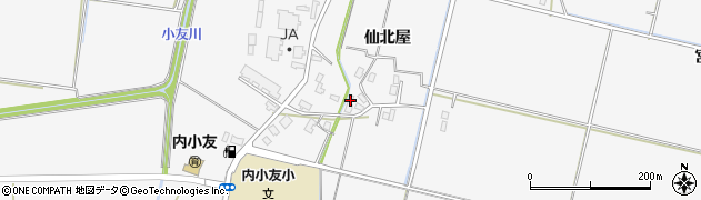 秋田県大仙市内小友仙北屋81周辺の地図