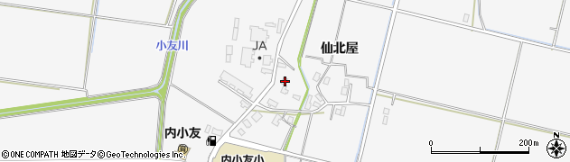 秋田県大仙市内小友仙北屋76周辺の地図