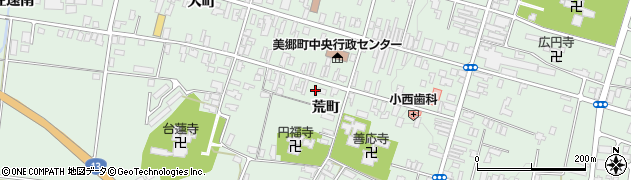 秋田県美郷町（仙北郡）六郷（荒町）周辺の地図
