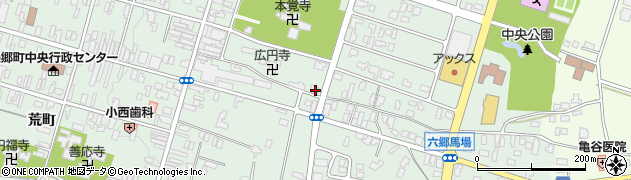 秋田県仙北郡美郷町六郷安楽寺374周辺の地図