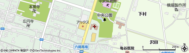 秋田県仙北郡美郷町六郷安楽寺122周辺の地図