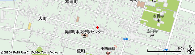 秋田県美郷町（仙北郡）六郷（上町）周辺の地図