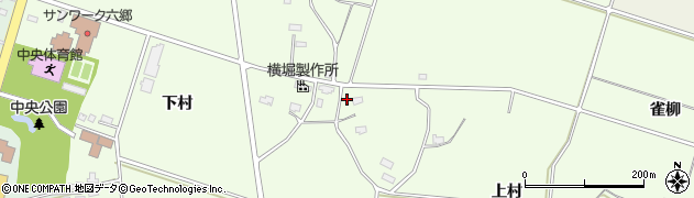 秋田県仙北郡美郷町野中上村168周辺の地図