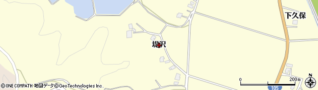 秋田県由利本荘市内黒瀬（堤沢）周辺の地図