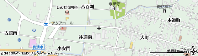 秋田県美郷町（仙北郡）六郷（往還南）周辺の地図