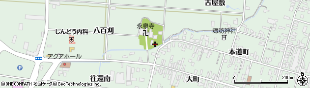 秋田県仙北郡美郷町六郷八百刈56周辺の地図