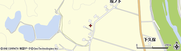 秋田県由利本荘市内黒瀬坂ノ下9周辺の地図