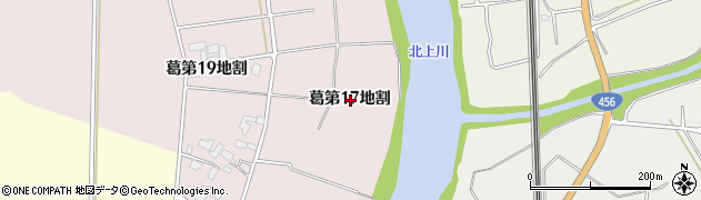 岩手県花巻市葛第１７地割周辺の地図