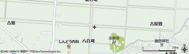 秋田県仙北郡美郷町六郷八百刈15周辺の地図