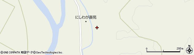 岩手県西和賀町（和賀郡）沢内（鍵飯１４地割）周辺の地図