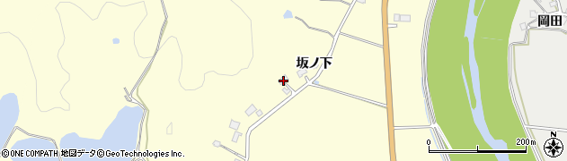 秋田県由利本荘市内黒瀬坂ノ下89周辺の地図
