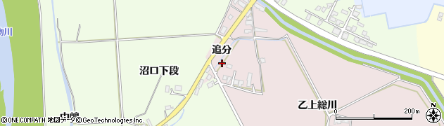 秋田県大仙市藤木（追分）周辺の地図