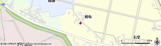 秋田県大仙市下深井（相布）周辺の地図