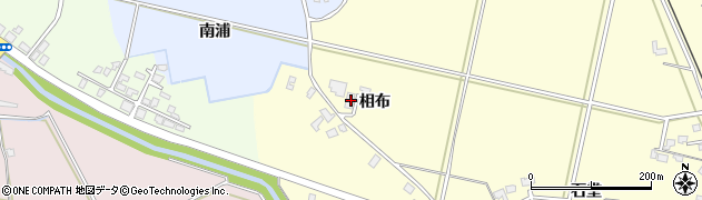 秋田県大仙市下深井相布64周辺の地図