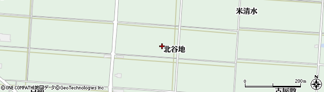 秋田県美郷町（仙北郡）六郷（北谷地）周辺の地図