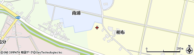 秋田県大仙市下深井相布41周辺の地図