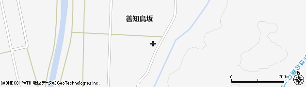 秋田県美郷町（仙北郡）金沢東根（善知鳥坂）周辺の地図