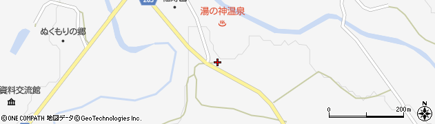 秋田県大仙市南外湯神台64周辺の地図