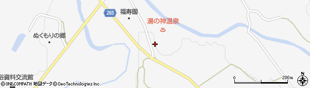 秋田県大仙市南外湯神台72周辺の地図