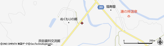 秋田県大仙市南外松木田111周辺の地図