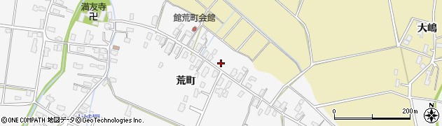 秋田県大仙市内小友荒町72周辺の地図