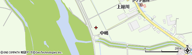 秋田県大仙市川目（中嶋）周辺の地図