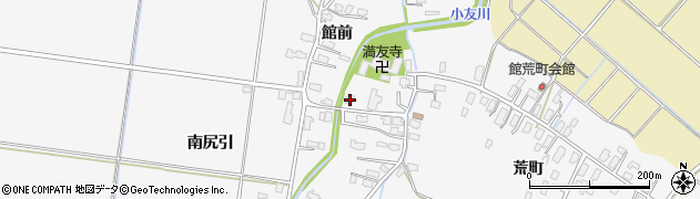秋田県大仙市内小友館前112周辺の地図