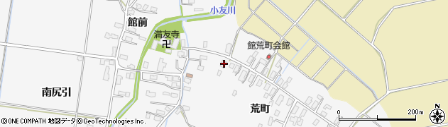 秋田県大仙市内小友荒町113周辺の地図