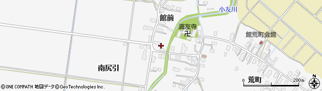 秋田県大仙市内小友館前68周辺の地図
