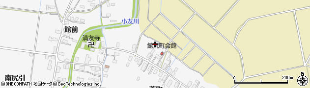 秋田県大仙市内小友荒町周辺の地図