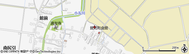 秋田県大仙市内小友（荒町）周辺の地図