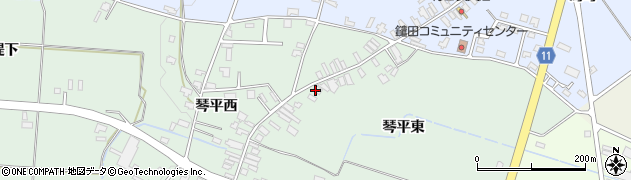 秋田県美郷町（仙北郡）六郷（琴平東）周辺の地図