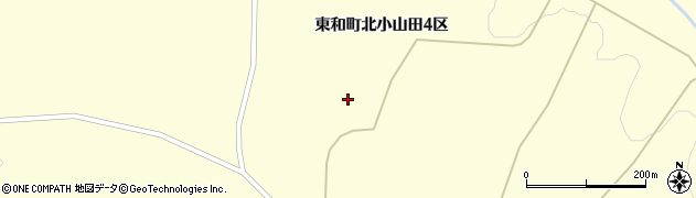岩手県花巻市東和町北小山田４区周辺の地図