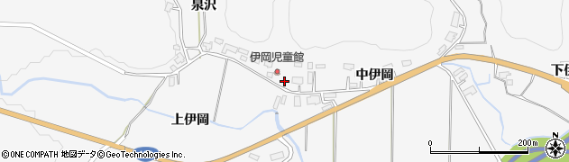 秋田県大仙市内小友中伊岡27周辺の地図