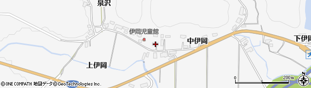 秋田県大仙市内小友中伊岡23周辺の地図