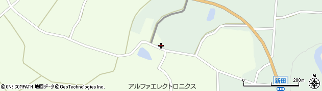 秋田県由利本荘市新田松ノ木台112周辺の地図
